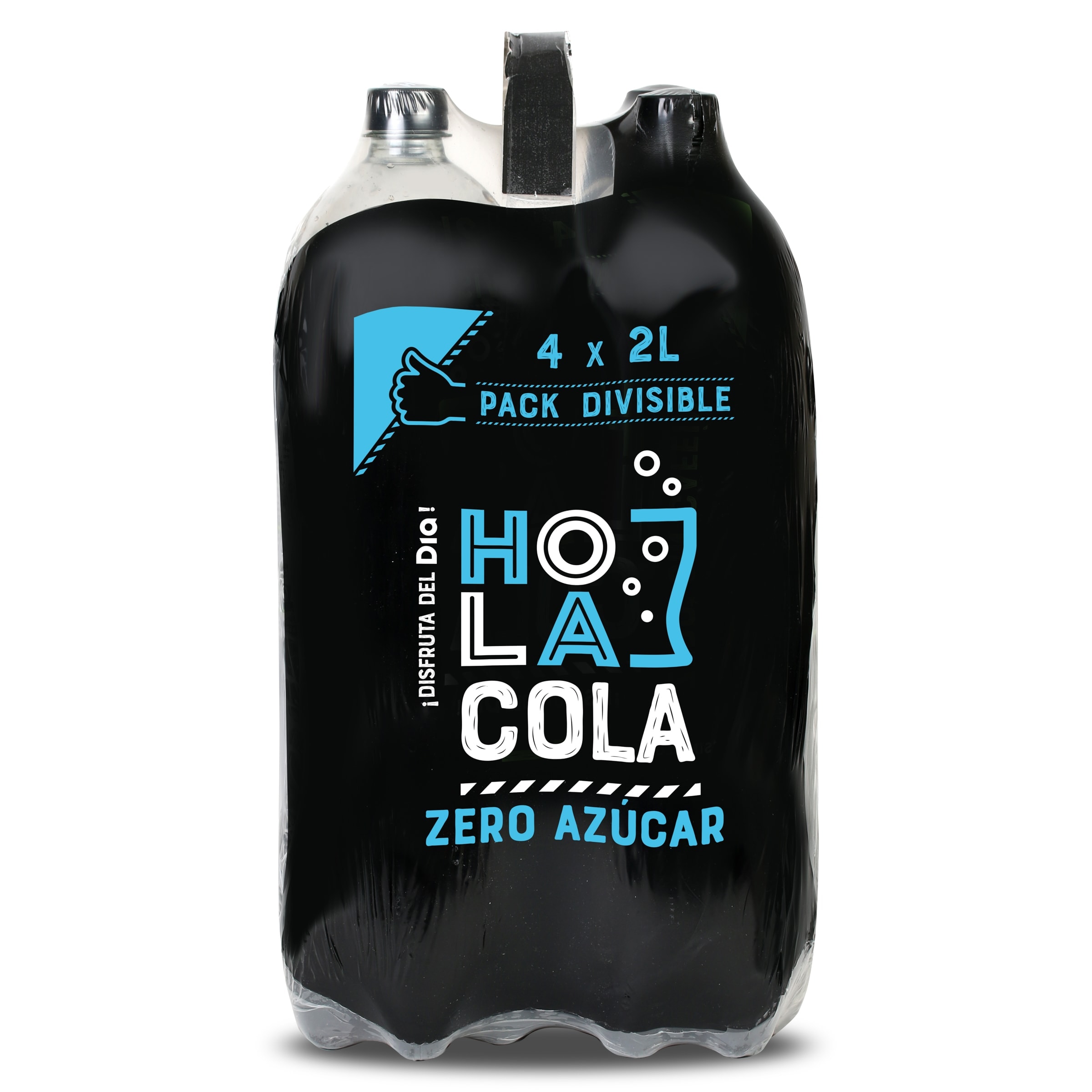 Refresco de cola zero Dia Hola Cola pack 4 x 2 L