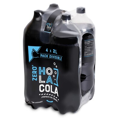 Refresco de cola zero Hola Cola de Dia botella 4 x 2 l-0