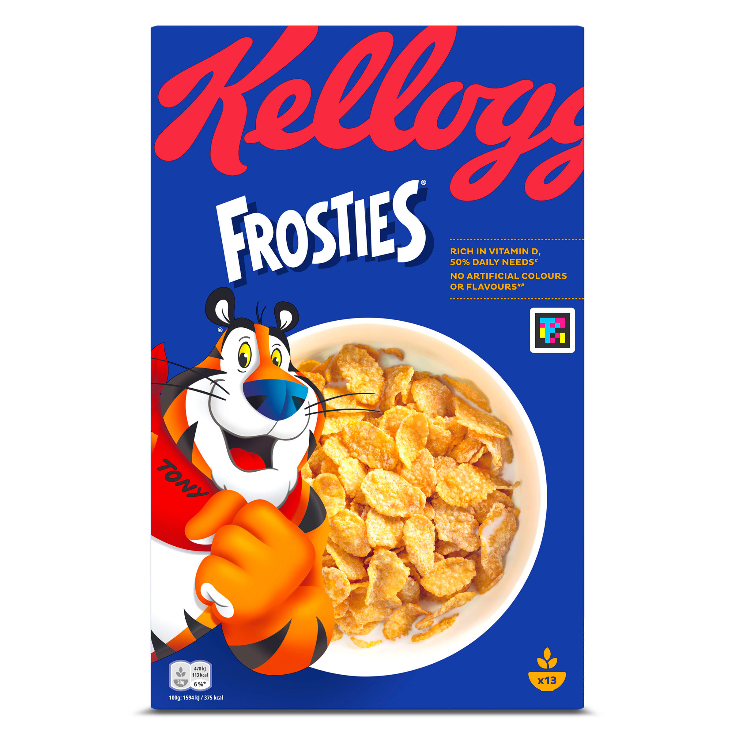 Cereales copos de maíz tostados Kellogg's Frosties 400 g