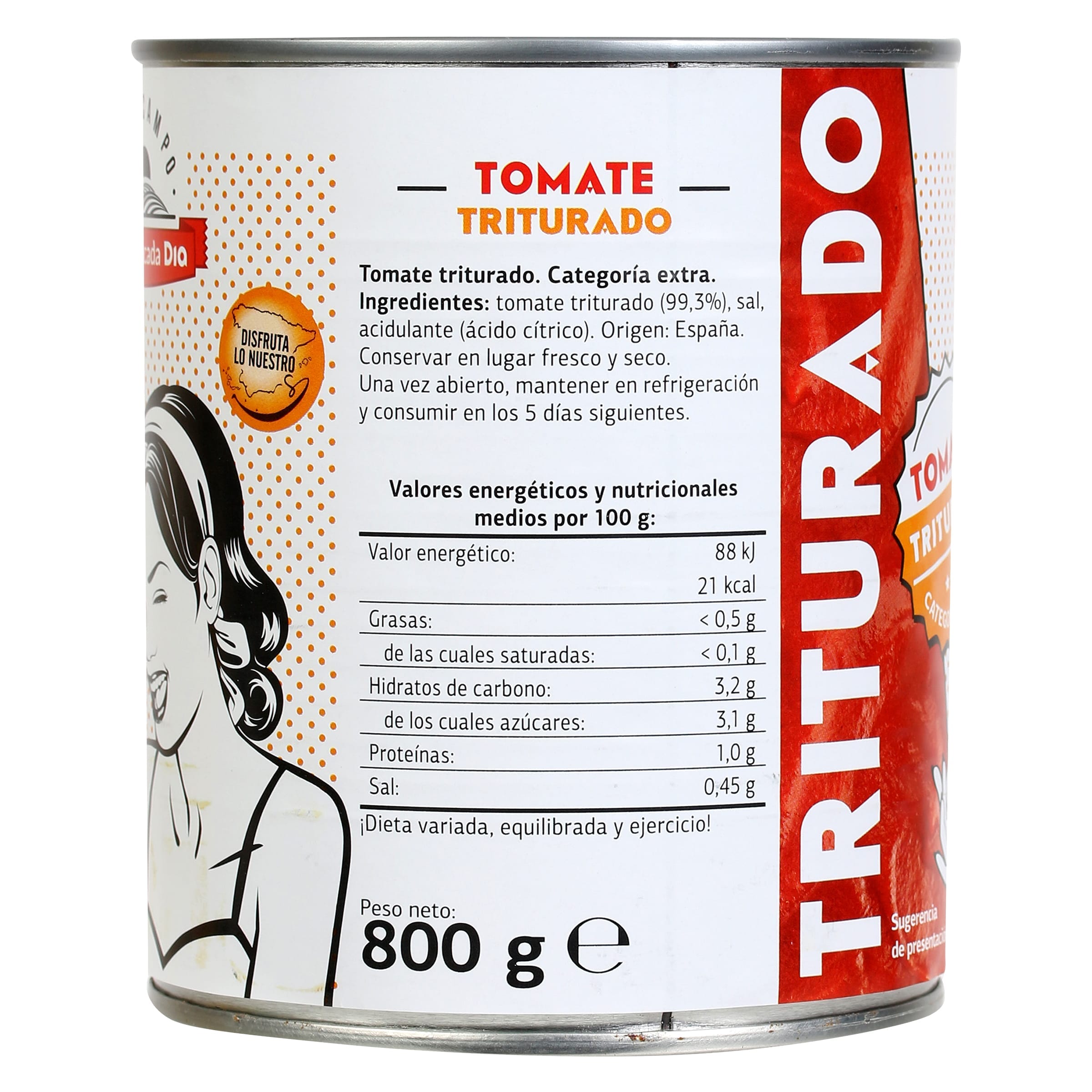 Tomate triturado Dia Vegecampo 800 g