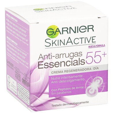 Naturals crema de día essencials regenerador antiarrugas Garnier frasco 50 ml-0