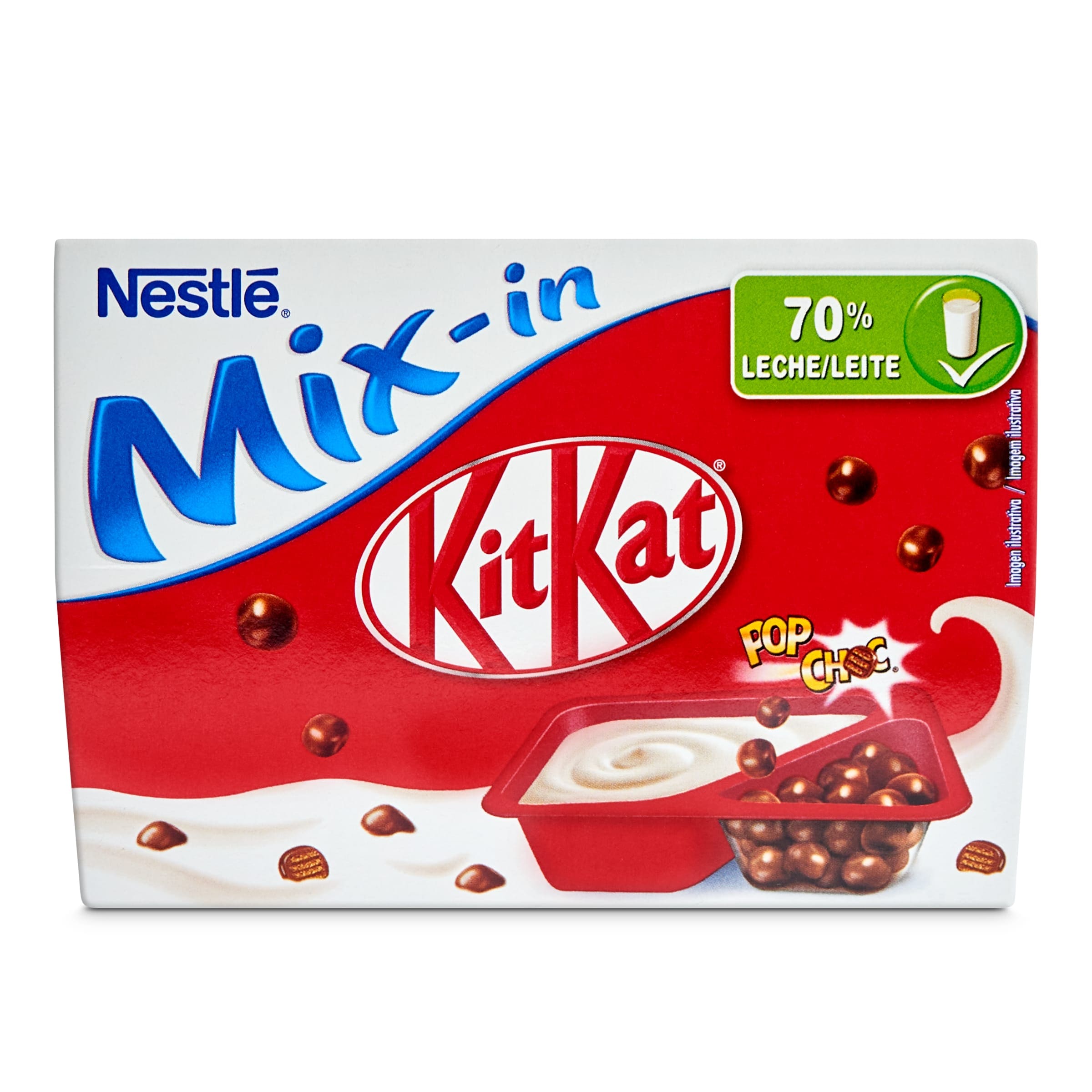Yogur con trozos de KitKat Nestlé 2 x 115 g