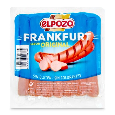 Salchichas frankfurt Elpozo bolsa 140 g-0