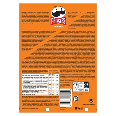 Patatas fritas sabor paprika Pringles bote 165 g-1