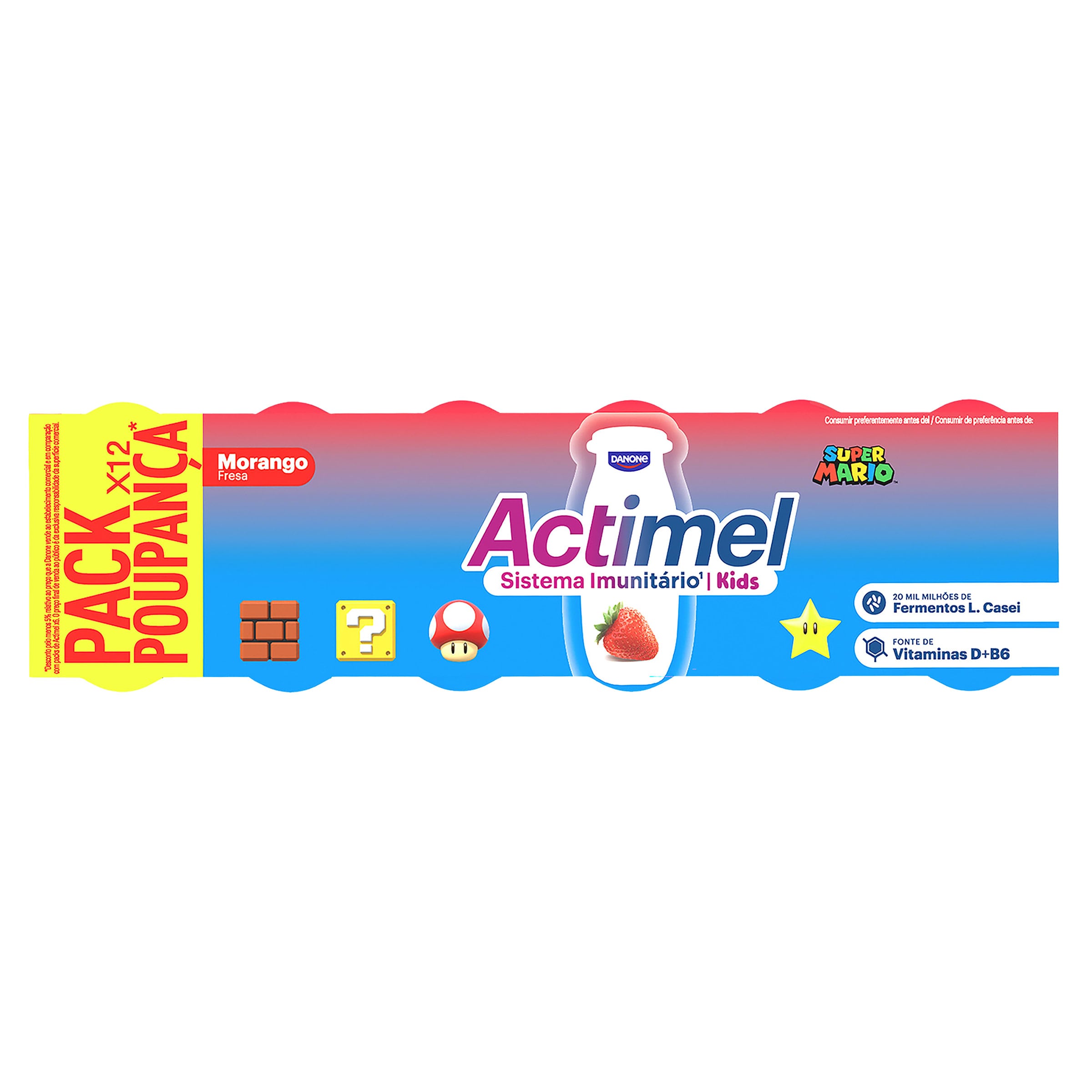Actimel fresa 12 x 100 g