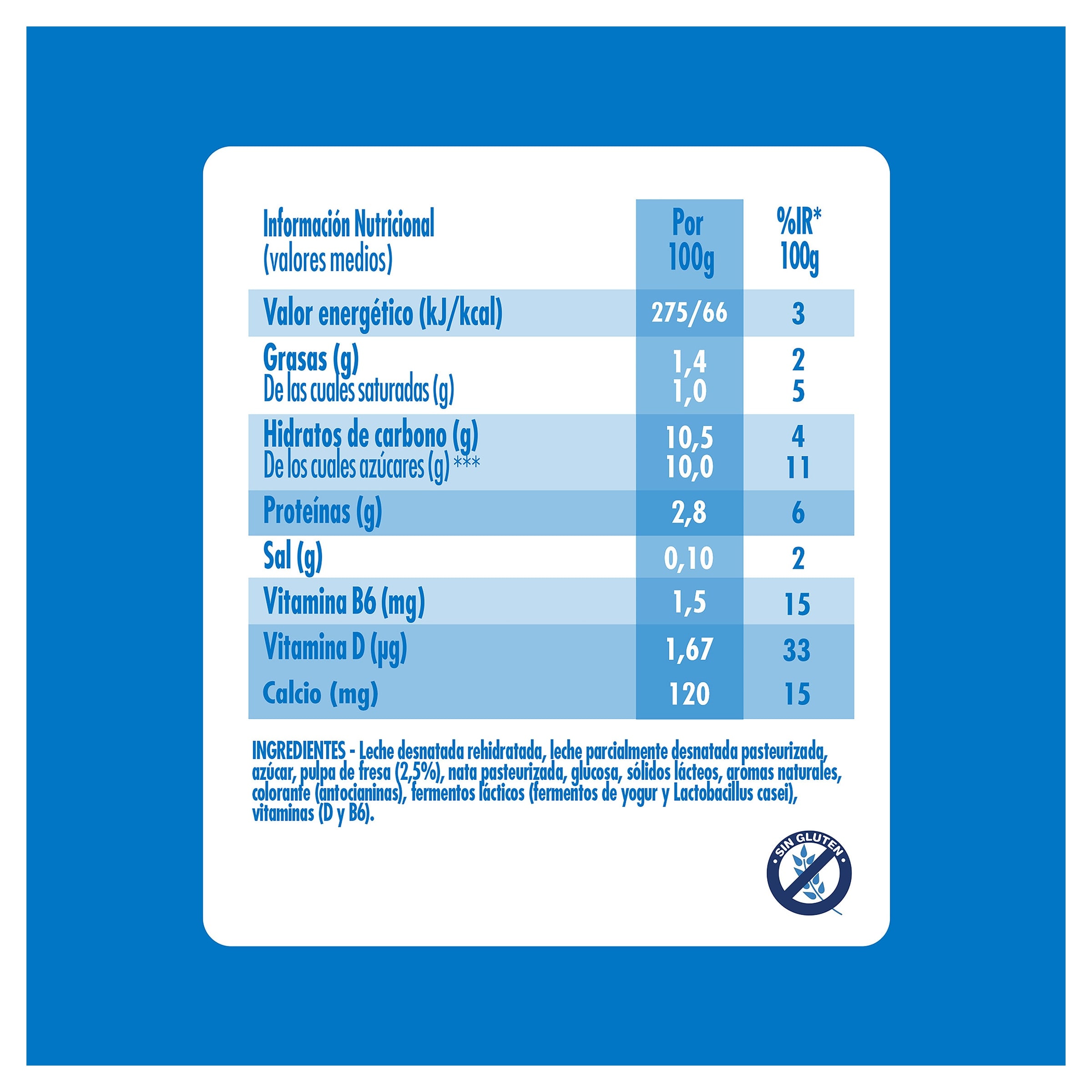Actimel fresa 12 x 100 g