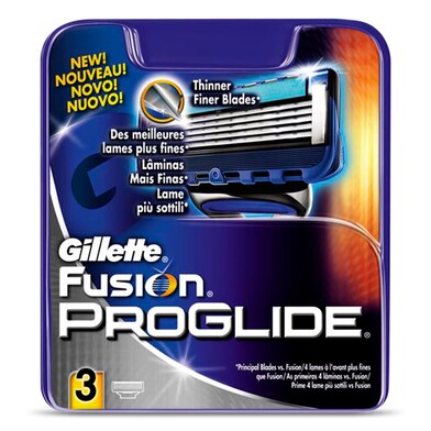 Maquinilla de afeitar recambio Gillette Proglide Fusion blister 3 unidades-0 Maquinilla de afeitar recambio Gillette Proglide Fusion blister 3 unidades-0