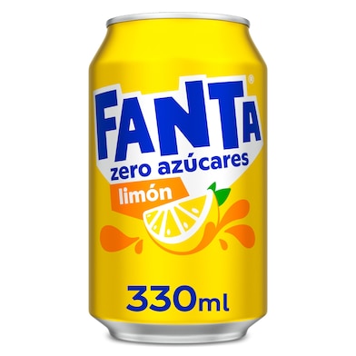 Refresco de limón zero Fanta lata 33 cl-0