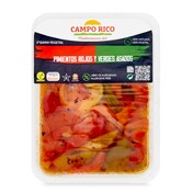 Pimientos rojos y verdes asados Huerta Camporico bandeja 350 g