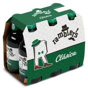 Cerveza lager Ramblers botella 6 x 25 cl