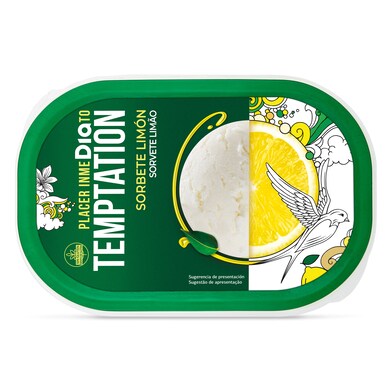Helado sorbete de limón Temptation de Dia tarrina 540 g-1