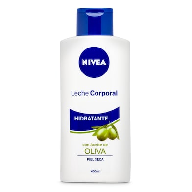Crema corporal aceite de oliva piel seca Nivea botella 400 ml-0