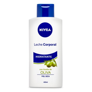 Crema corporal aceite de oliva piel seca Nivea botella 400 ml-0