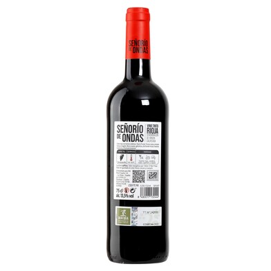 Vino tinto D.O. Rioja SEÑORIO DE ONDAS BOTELLA 75 CL-1 Vino tinto D.O. Rioja SEÑORIO DE ONDAS BOTELLA 75 CL-1