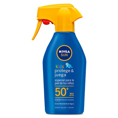 Spray solar protege y juega sfp 50+ Nivea bote 300 ml-0 Spray solar protege y juega sfp 50+ Nivea bote 300 ml-0