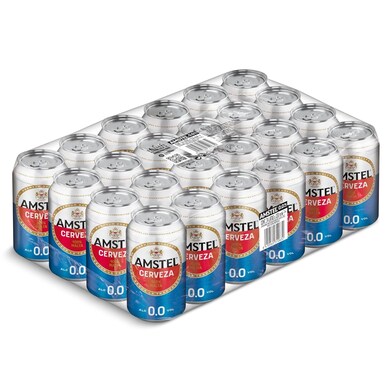 Cerveza 0,0% alcohol Amstel pack 24 x 33 cl-0
