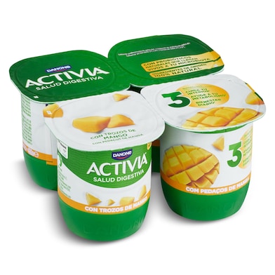 Bífidus con mango Activia pack 4 x 120 g-0