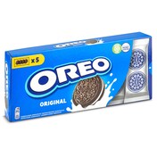 Galletas de cacao rellenas de crema Oreo caja 220 g