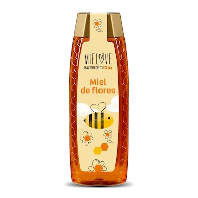 Miel de flores antigoteo Mielove frasco 500 g-0
