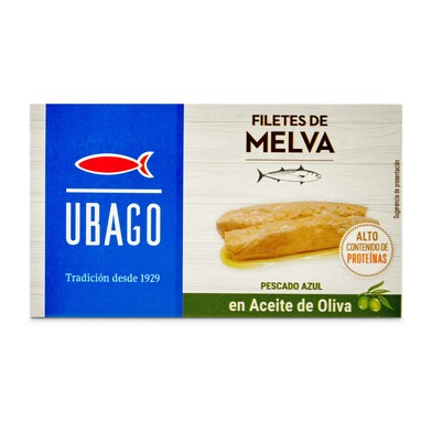 Melva en aceite de oliva Ubago lata 85 GR-1 Melva en aceite de oliva Ubago lata 85 GR-1