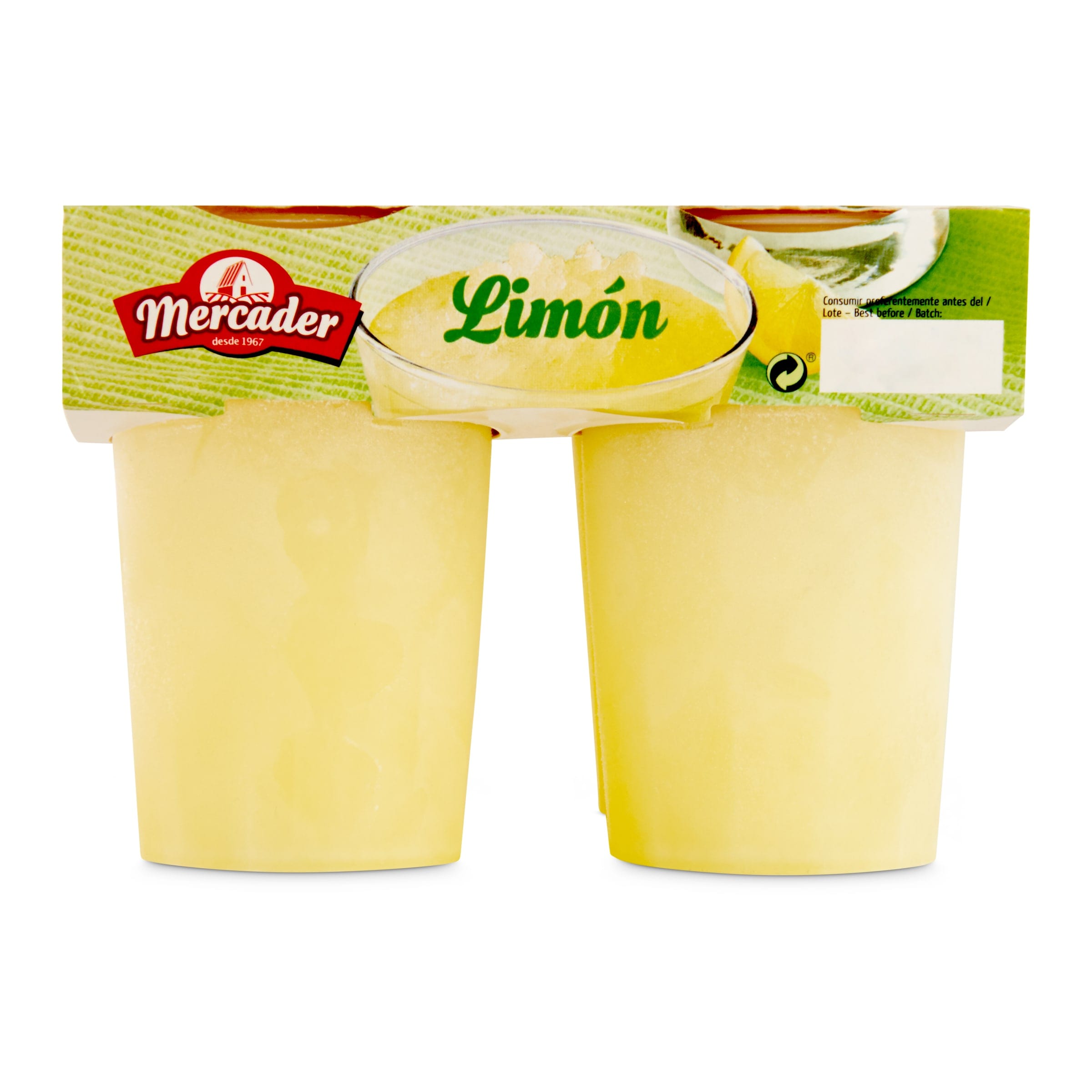 Granizado de limón Mercader 4 x 190 g