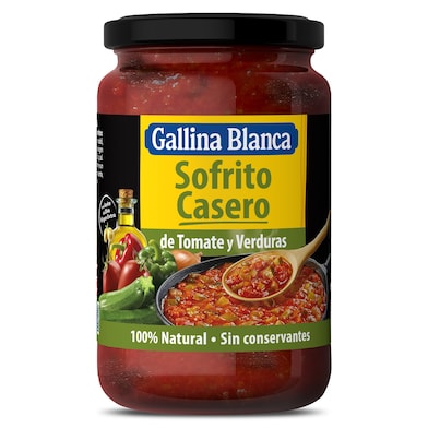 Sofrito casero de tomate y verduras Gallina Blanca frasco 350 g-0