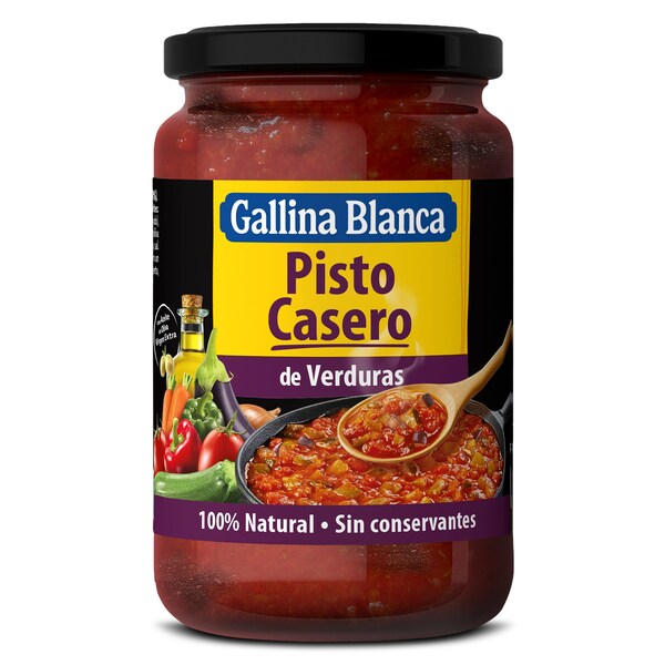 Sofrito Tomate Verduras Gallina Blanca 350 Gr.