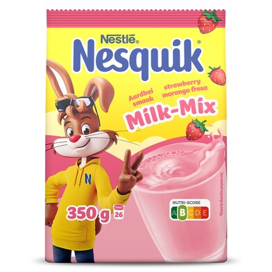 Preparado soluble instantáneo sabor fresa Nesquik bolsa 350 g-0 Preparado soluble instantáneo sabor fresa Nesquik bolsa 350 g-0