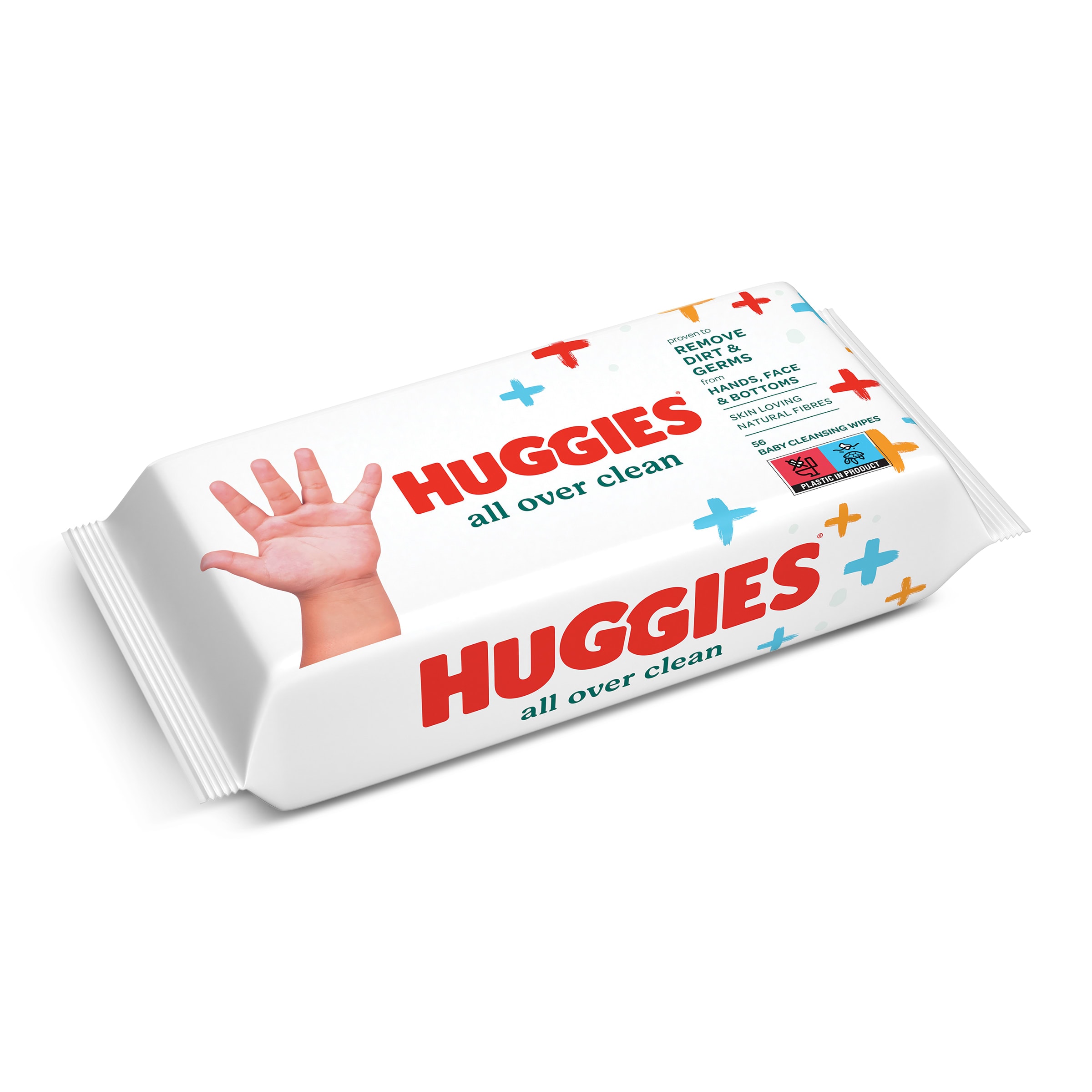 Toallitas para bebés de fibra natural Huggies All Over Clean 56 unidades