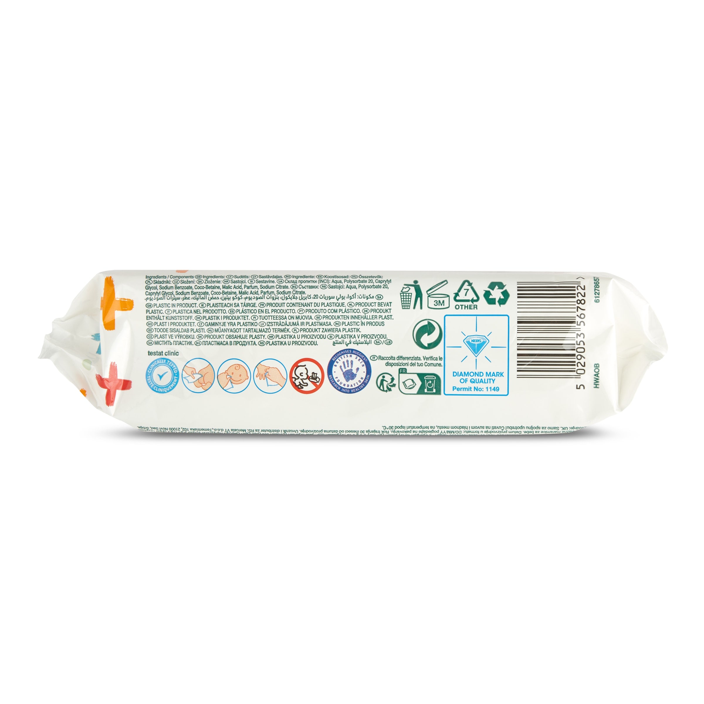 Toallitas para bebés de fibra natural Huggies All Over Clean 56 unidades