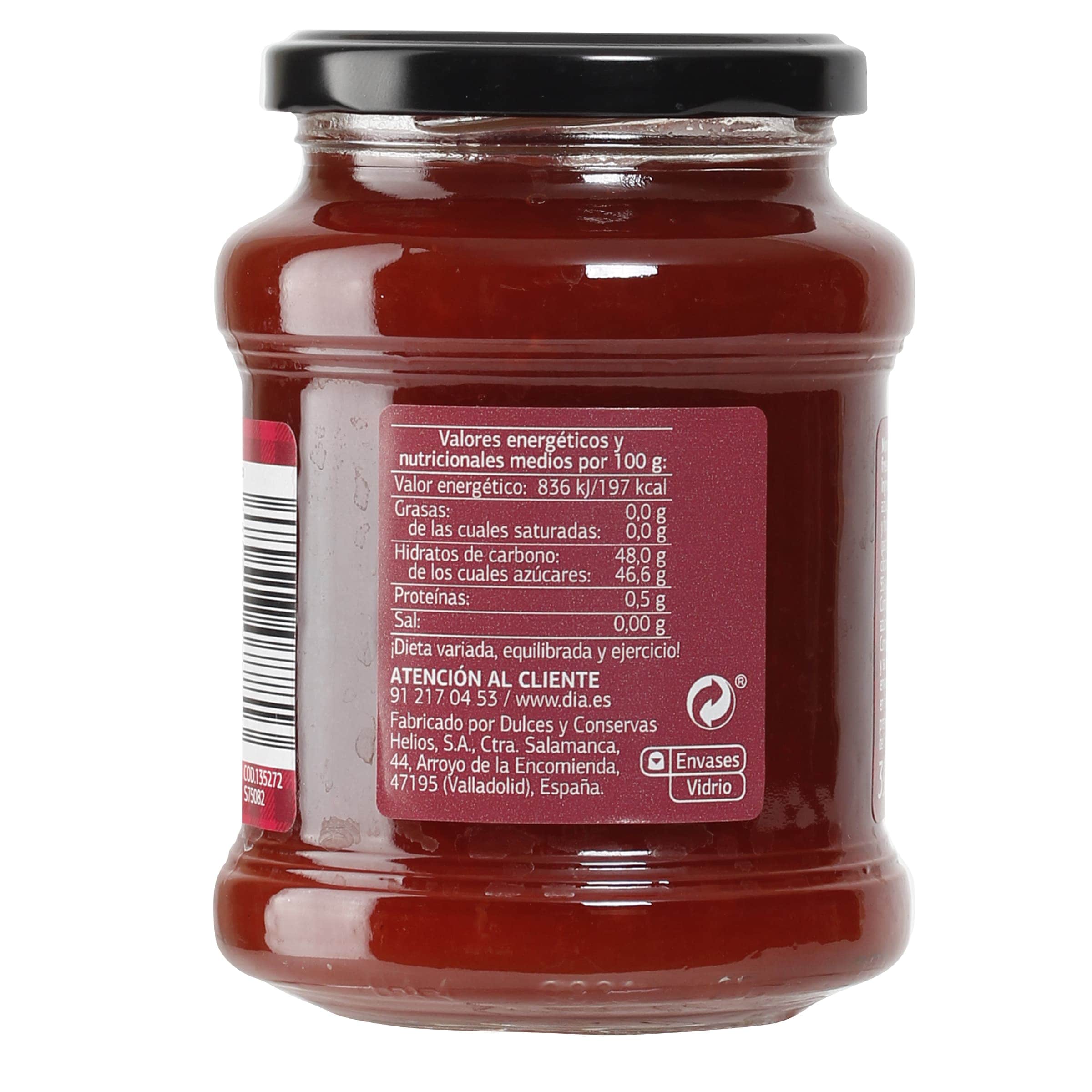 Mermelada de fresa extra Dia Fruticampo 390 g