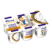Yogur griego natural azucarado Fidias pack 6 x 125 g