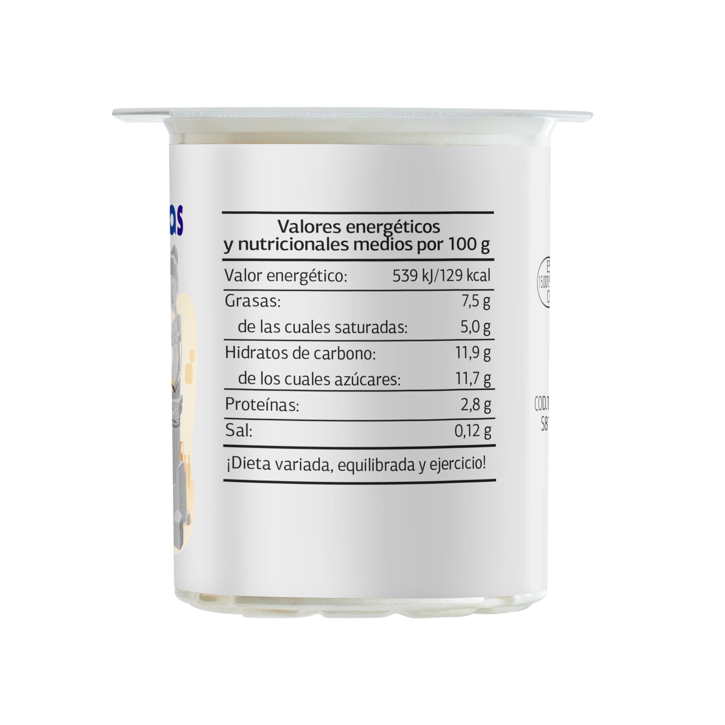 Yogur griego con fresa Dia Fidias 6 x 125 g