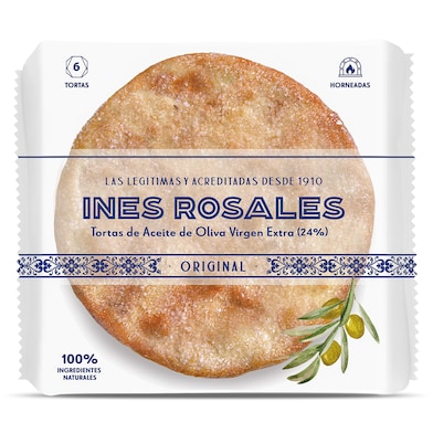 Tortas de anís con aceite de oliva Inés Rosales bolsa 180 g-0