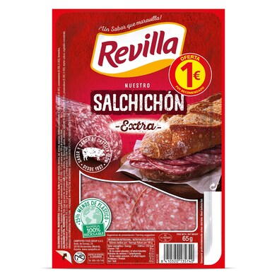 Salchichón extra Revilla sobre 65 g-0 Salchichón extra Revilla sobre 65 g-0