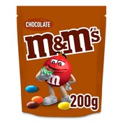 Grageas de chocolate con leche M&M's bolsa 200 g