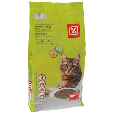 Alimento para gatos esterilizados As Dia bolsa 1.5 Kg-0