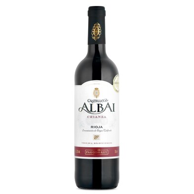 Vino tinto crianza D.O. Rioja Castillo de Albai botella 75 cl-0 Vino tinto crianza D.O. Rioja Castillo de Albai botella 75 cl-0