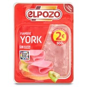 Fiambre de york Elpozo sobre 300 g