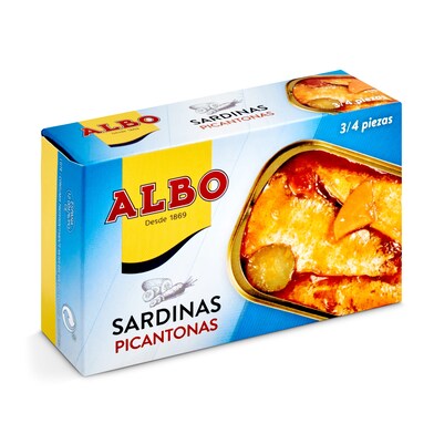 Sardinas picantonas Albo lata 85 g-0