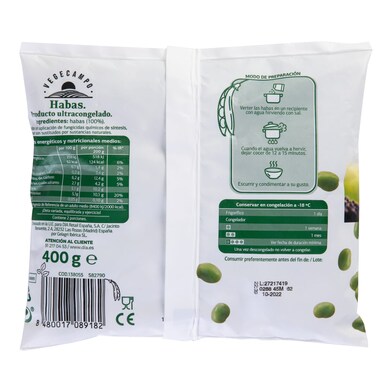 Habas baby Vegecampo de Dia bolsa 400 g-1