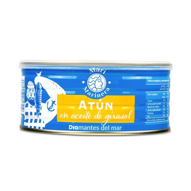 Atún en aceite de girasol Mari Marinera lata 650 g-1 Atún en aceite de girasol Mari Marinera lata 650 g-1
