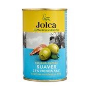 Aceitunas rellenas de anchoa suave Jolca lata 130 g