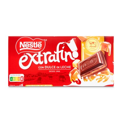 Chocolate con leche relleno de dulce de leche Nestlé Extrafino 120 g-0 Chocolate con leche relleno de dulce de leche Nestlé Extrafino 120 g-0