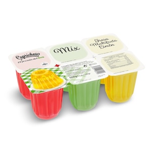 postre gelificado de fresa limon y multifruta pack 6 x 100 g