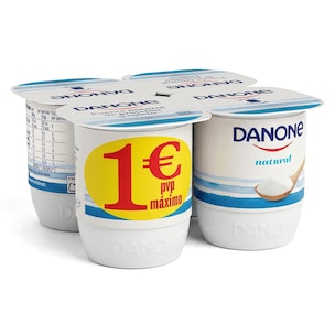 yogur natural pack 4 x 120 g