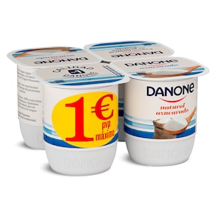 yogur natural azucarado pack 4 x 120 g