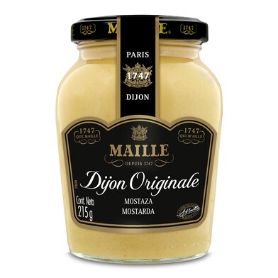 Mostaza Dijon original Maille frasco 215 g-0