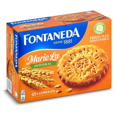 Galletas integrales marielu Fontaneda caja 520 g-0 Galletas integrales marielu Fontaneda caja 520 g-0