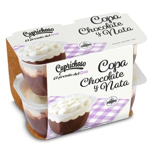 copa de chocolate y nata pack 4 x 115 g